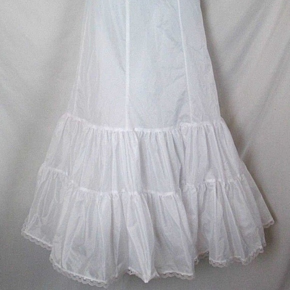 Bridal Slip Skirt Fit Flare Petticoat Women's 6 - Picture 2 of 6